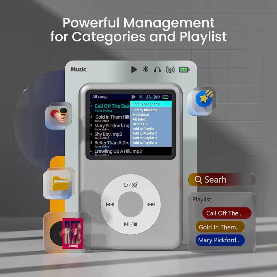 RetroPod 2 - Music Player w/ Bluetooth